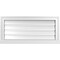 Ekena Millwork Vertical Surface Mount PVC Gable Vent: Functional, w/ 2"W x 2"P Brickmould Sill Frame, 30"W x 14"H GVPVE30X1403SF - alternate 1